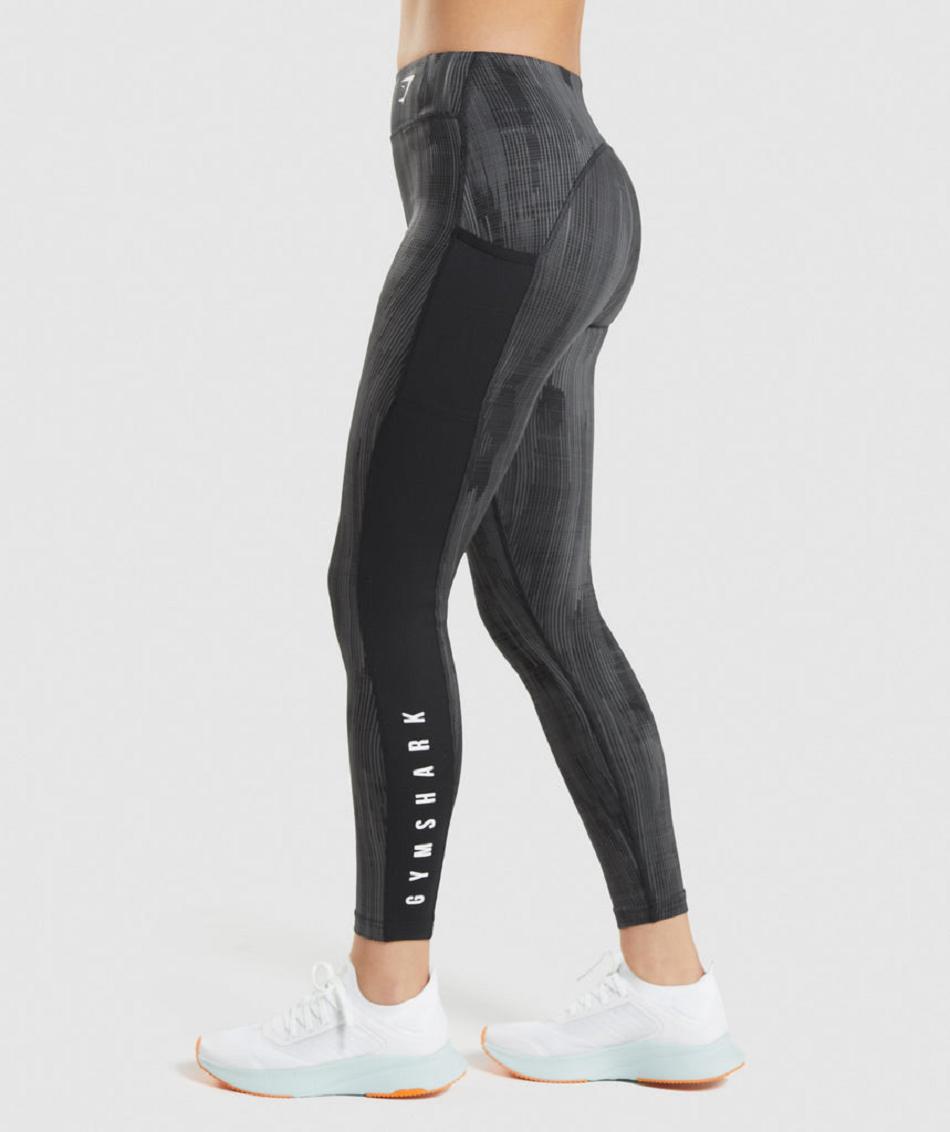 Leggins Gymshark Deporte Mujer Negras | CO 2931JPQ